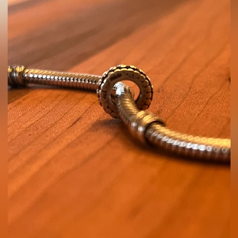 PANDORA Retired Tires Spacer Charm - Picture 2 of 2